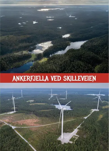 Ankerfjella ved skilleveien