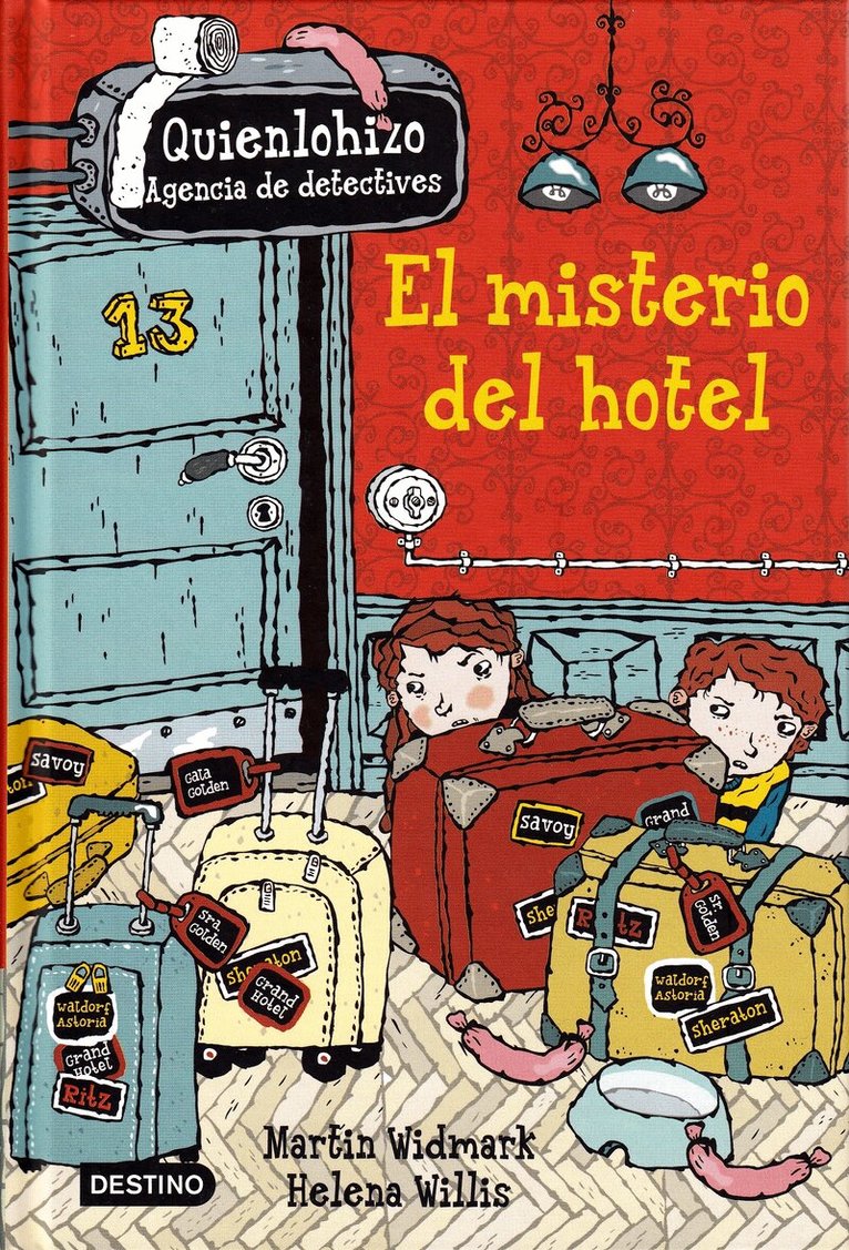 Martin Widmark - Hotellmysteriet (Spanska), Inbunden