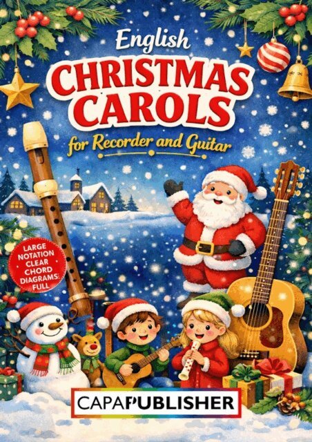 Joan Capafons Manils - Christmas Carols for Recorder and Guitar, E-bok. Tillgänglighet: Lägg i varukorg