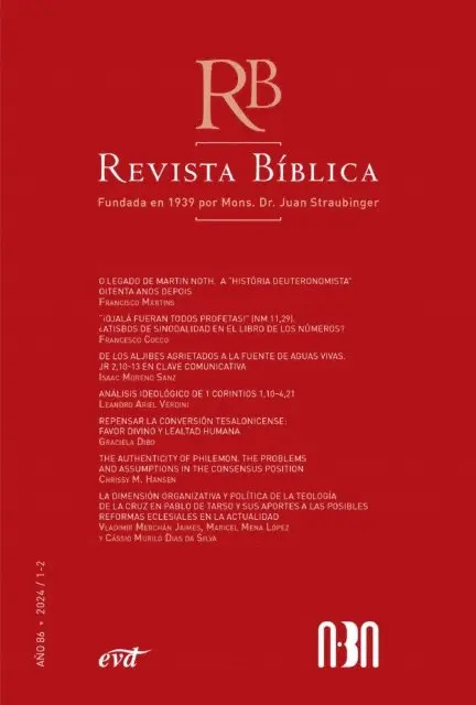 Asociacion Biblica (ABA) Argentina - Revista Bíblica 2024/1-2 - Año 86, E-bok. Tillgänglighet: Lägg i varukorg