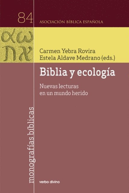 Estela Aldave Medrano, Carmen Yebra Rovira - Biblia y ecología, E-bok