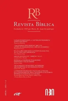 Asociación Bíblica Aba - Revista Bíblica 2024/1-2 - Año 86, Häftad. Tillgänglighet: Lägg i varukorg
