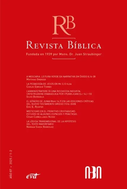 Asociacion Biblica (ABA) Argentina - Revista Bíblica 2025/1-2 - Año 87, E-bok. Tillgänglighet: Lägg i varukorg