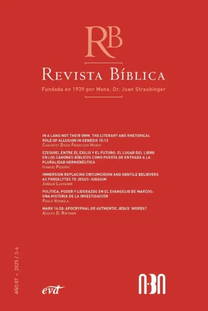 Asociacion Biblica (ABA) Argentina - Revista Bíblica 2025/3-4 - Año 87, E-bok. Tillgänglighet: Lägg i varukorg