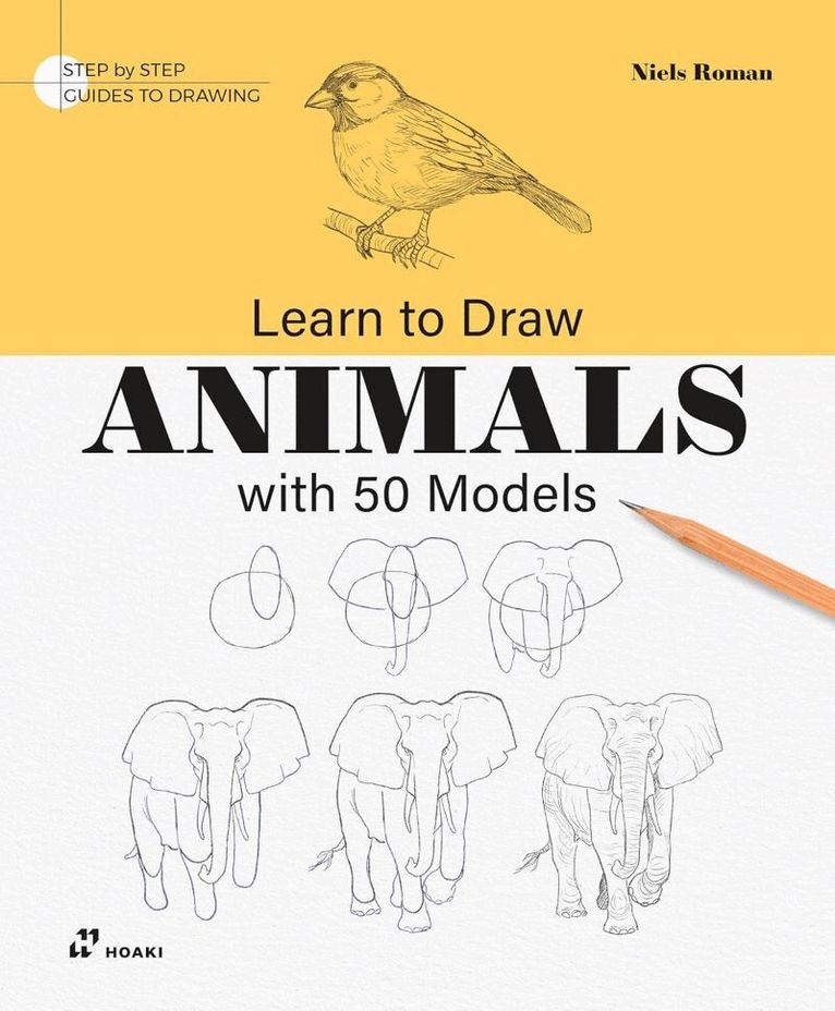 Niels Roman - Learn to Draw Animals with 50 Models, Häftad