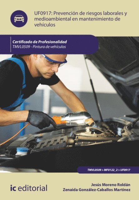 Zenaida Gonzalez-Caballos Martinez, Jesus Moreno Roldan - Prevención de riesgos laborales y medioambientales en mantenimiento de vehículos. TMVL0509, E-bok