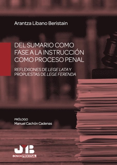 Arantza Libano Beristain - Del sumario como fase a la instrucción como proceso penal, E-bok