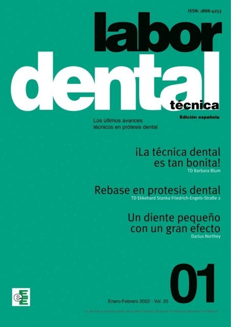 Ediciones Especializadas Europeas,s.l. - Labor Dental Técnica Nº1 Vol.25, E-bok