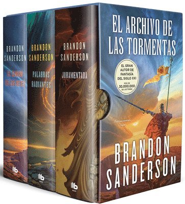 Brandon Sanderson - Estuche Archivo de Las Tormentas / The Stormlight Archive Boxed Set: (The Way of Kings, Words of Radiance, Oathbringer), Häftad