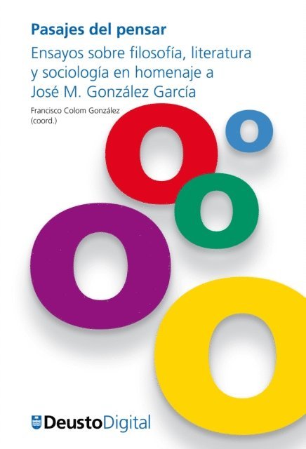 Francisco Colom Gonzalez - Pasajes del pensar, E-bok