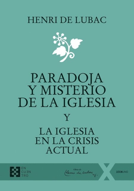 Henri de Lubac - Paradoja y misterio de la Iglesia, E-bok