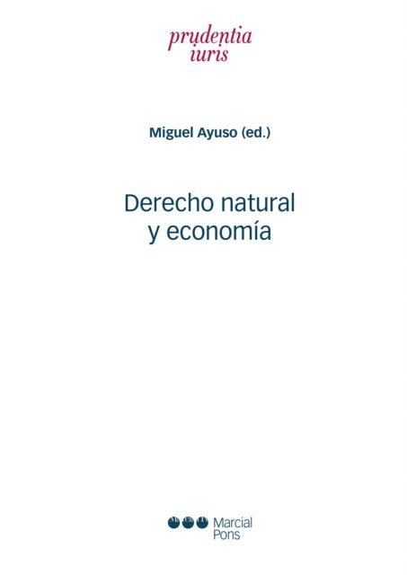 Miguel Ayuso - Derecho natural y economía, E-bok
