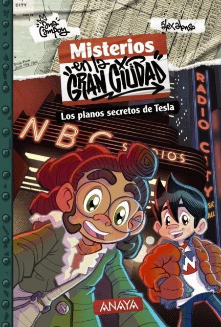 Ana Campoy - Misterios en la gran ciudad 4. Los planos secretos de Tesla, E-bok