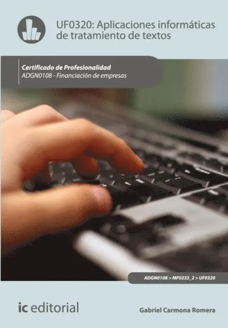 Gabriel Carmona Romera - Aplicaciones informáticas de tratamiento de textos. ADGN0108, E-bok. Tillgänglighet: Lägg i varukorg