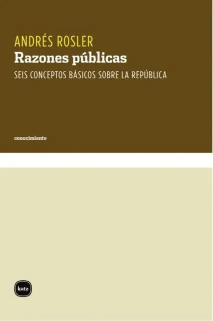 Andrés Rosler - Razones públicas : seis conceptos básicos sobre la república, Häftad. Tillgänglighet: Lägg i varukorg