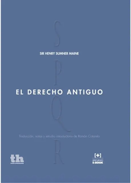 Sir Henry Summer Maine - El Derecho Antiguo, E-bok. Tillgänglighet: Lägg i varukorg