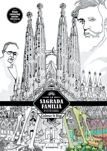 Victor Escandell - La Sagrada Familia - Antoni Gaudi: Color in Poster, Övrigt. Tillgänglighet: Lägg i varukorg