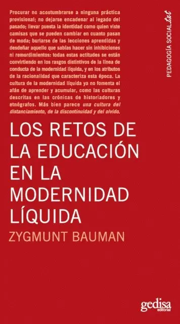 Zygmunt Bauman - Los retos de la educación en la modernidad líquida, E-bok. Tillgänglighet: Lägg i varukorg