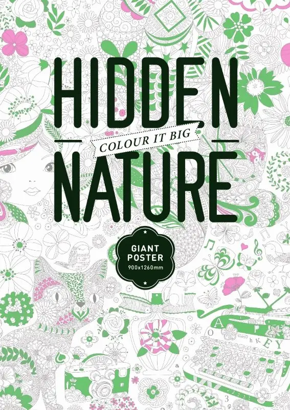 Toc de Groc - Hidden Nature Colouring Poster, Övrigt. Tillgänglighet: Lägg i varukorg