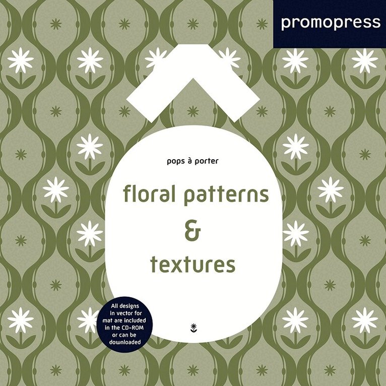 Rhino Studio - Floral Patterns and Textures (with CD), Häftad