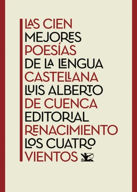 Luis Alberto de Cuenca - Las cien mejores poesías de la lengua castellana, E-bok