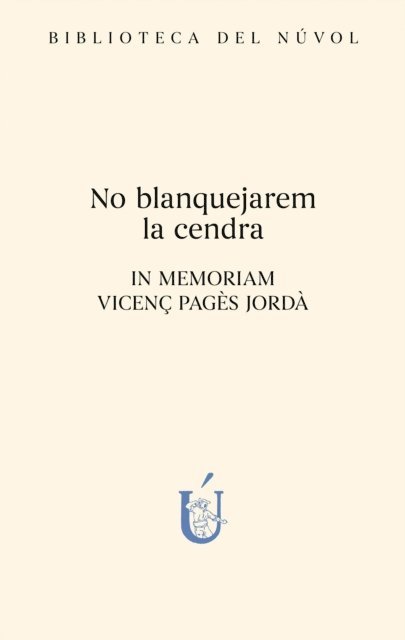 V.V.A.A. - No blanquejarem la cendra, E-bok
