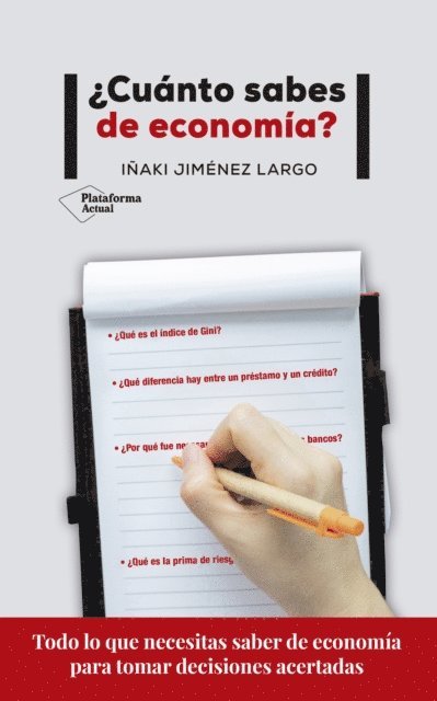 Inaki Jimenez Largo - ¿Cuánto sabes de economía?, E-bok. Tillgänglighet: Lägg i varukorg