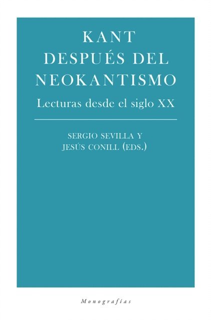 Kant después del neokantismo
