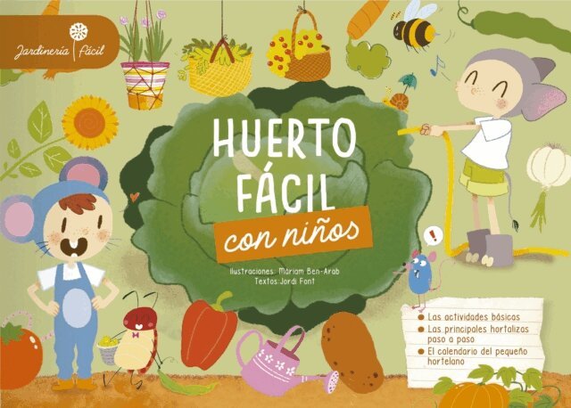 Larousse Editorial - Huerto facil con ninos, E-bok