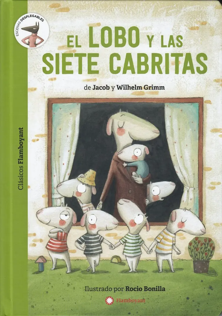 Brothers Grimm - Vargen och De Sju Killingarna (Spanska), Inbunden. Tillgänglighet: Tillfälligt slut