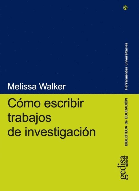 Melissa Walker - Cómo escribir trabajos de investigación, E-bok