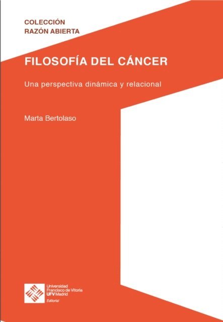 Marta Bertolaso - Filosofía del cáncer, E-bok