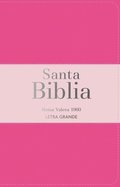 Biblia Rvr 1960 Letra Grande Tama�o Manual Tricolor Rosa Oscuro Rosa Claro Con Cierre E �ndice (Bible Rvr 1960 Large Print Handsize Leatherlike Tricol