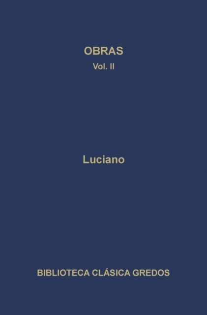 Luciano - Obras II, E-bok. Tillgänglighet: Lägg i varukorg