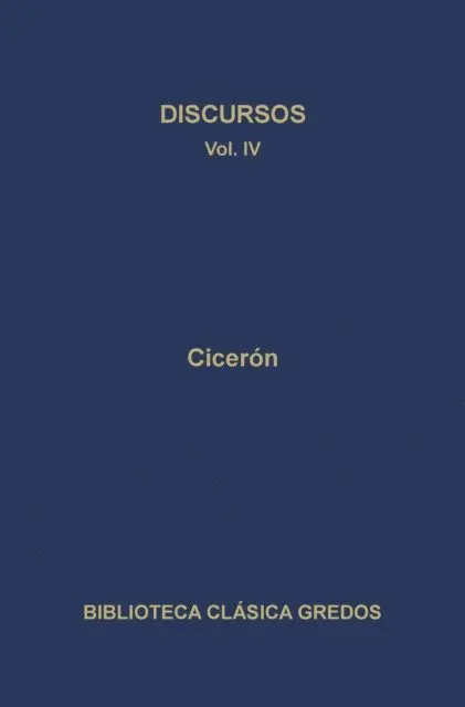 M. Tulio Ciceron - Discursos IV, E-bok. Tillgänglighet: Lägg i varukorg
