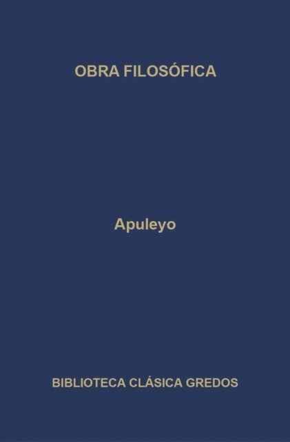 Apuleyo - Obra filosófica, E-bok. Tillgänglighet: Lägg i varukorg