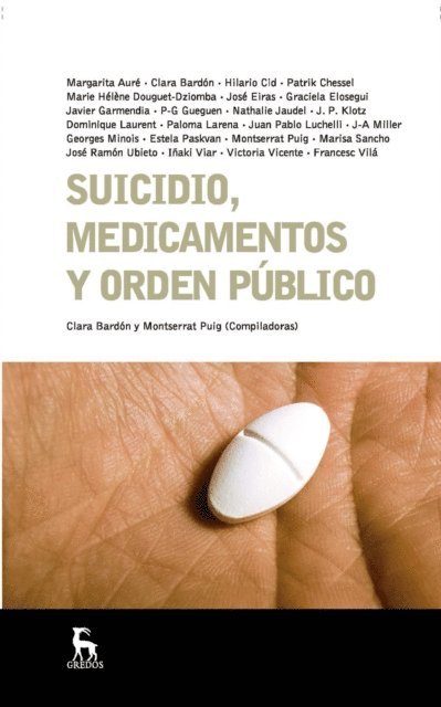 Montserrat Puig, Clara Bardon - Suicidio, medicamentos y orden público, E-bok