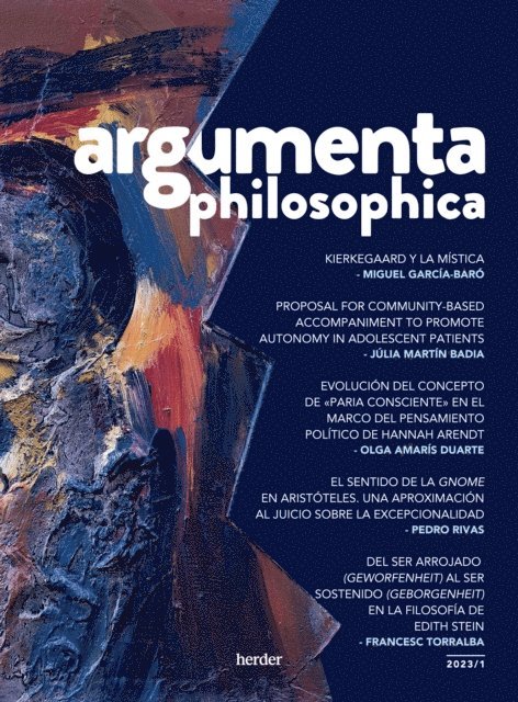 V.V.A.A., Miquel Seguro - Argumenta philosophica 1/2023, E-bok