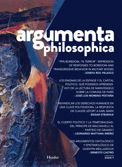 Raimund Herder - argumenta philosophica 2024/1, E-bok