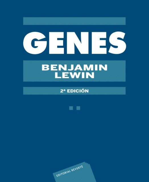 Benjamin Lewin - Genes. Volumen 2, E-bok