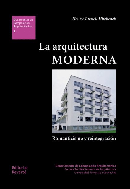 Henry-Russell Hitchcock - La arquitectura moderna, E-bok