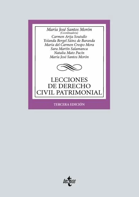 Natalia Mato Pacin, Sara Martin Salamanca, Maria del Carmen Crespo Mora, Yolanda Bergel Sainz de Baranda, Carmen Arija Soutullo, Maria Jose Santos Moron - Lecciones de Derecho Civil Patrimonial, E-bok. Tillgänglighet: Lägg i varukorg