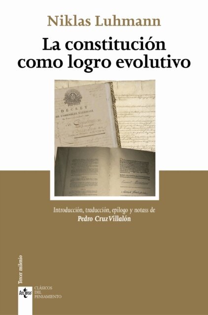 Pedro Cruz Villalon, Niklas Luhmann - La constitucion como logro evolutivo, E-bok