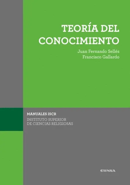 Francisco Gallardo De La Torre, Juan Fernando Selles Dauder - Teoría del conocimiento, E-bok. Tillgänglighet: Lägg i varukorg
