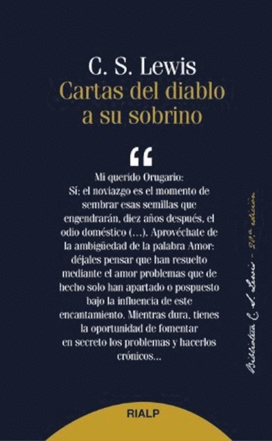 Clive Staples Lewis - Cartas del diablo a su sobrino, E-bok
