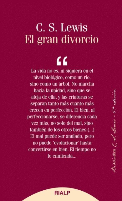 Clive Staples Lewis - El gran divorcio, E-bok