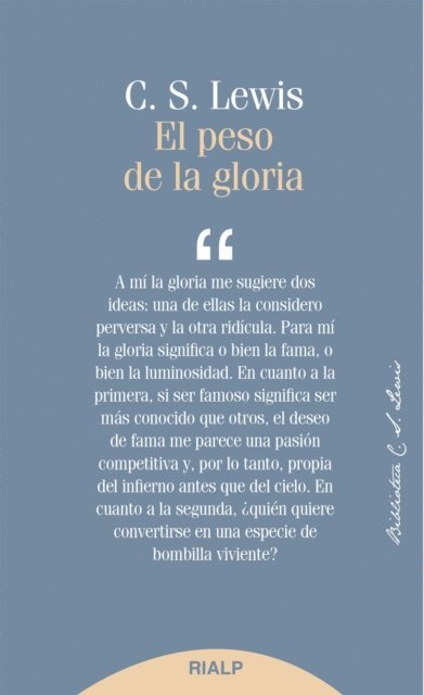Clive Staples Lewis - El peso de la gloria, E-bok