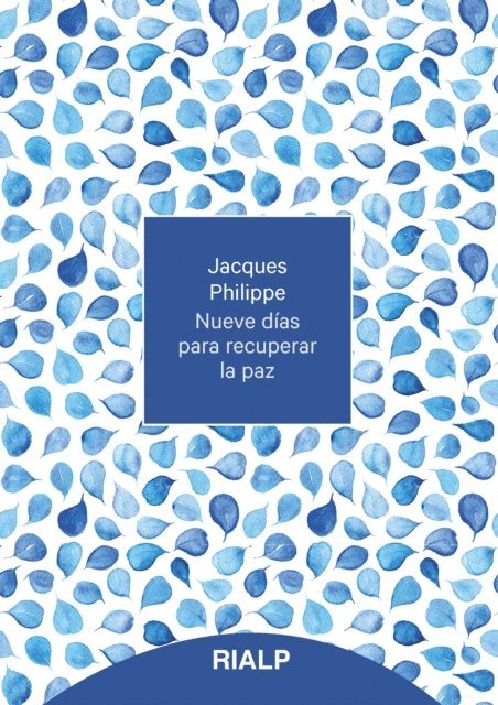 Jacques Philippe - Nueve días para recuperar la paz, E-bok