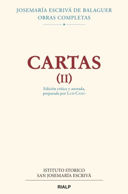 Josemaria Escriva de Balaguer - Cartas II (Edición crítico-histórica), E-bok