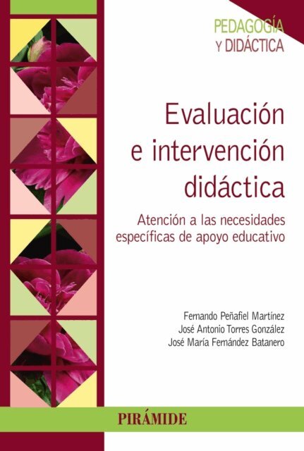 Jose Maria Fernandez Batanero, Jose Antonio Torres Gonzalez, Fernando Penafiel Martinez - Evaluacion e intervencion didactica, E-bok